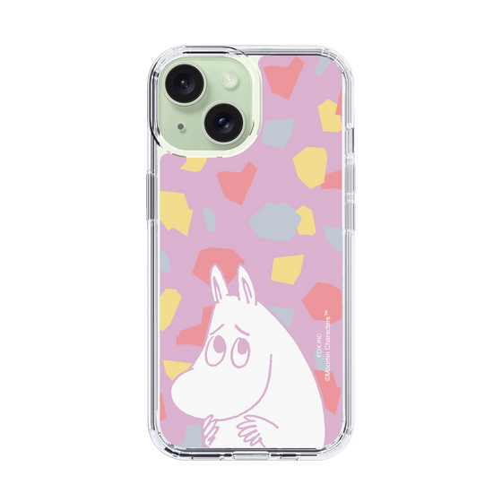 スリムプロテクションケース［ MOOMIN - Fearful face - color ］
