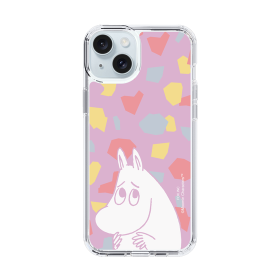 スリムプロテクションケース［ MOOMIN - Fearful face - color ］
