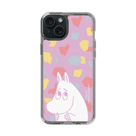 スリムプロテクションケース［ MOOMIN - Fearful face - color ］