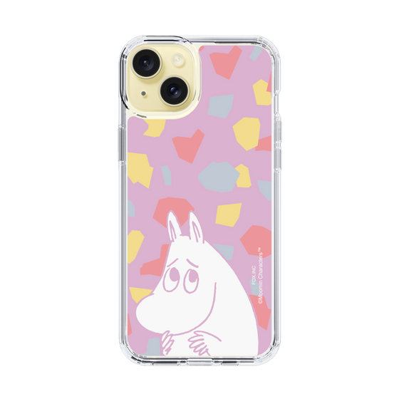 スリムプロテクションケース［ MOOMIN - Fearful face - color ］