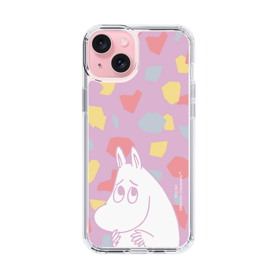 スリムプロテクションケース［ MOOMIN - Fearful face - color ］