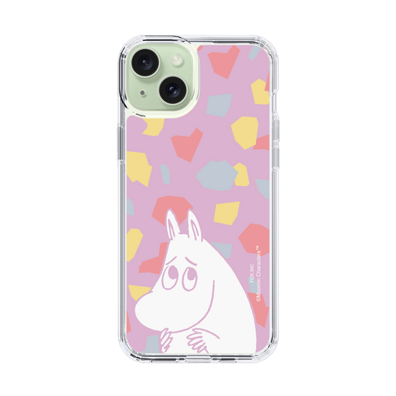 スリムプロテクションケース［ MOOMIN - Fearful face - color ］