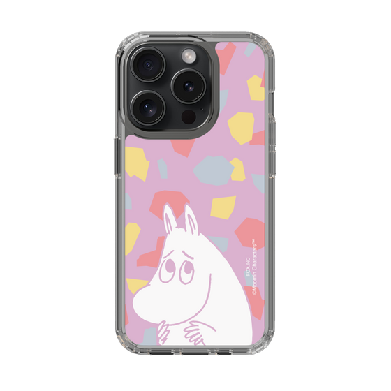 スリムプロテクションケース［ MOOMIN - Fearful face - color ］
