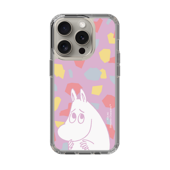 スリムプロテクションケース［ MOOMIN - Fearful face - color ］