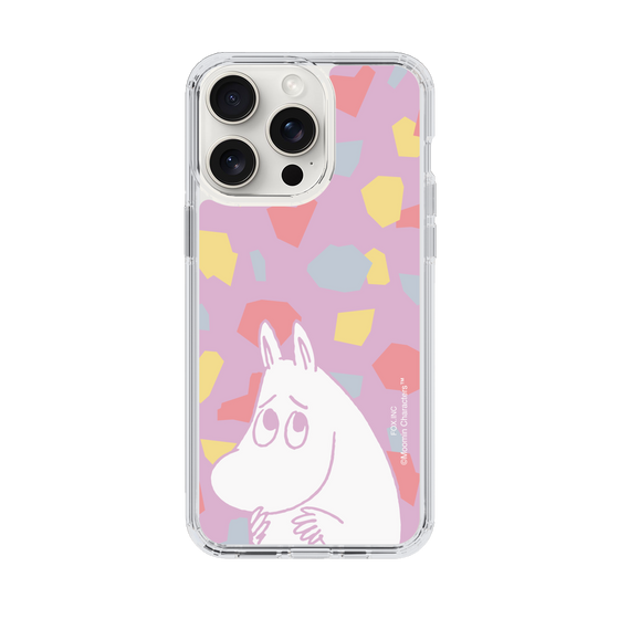 スリムプロテクションケース［ MOOMIN - Fearful face - color ］