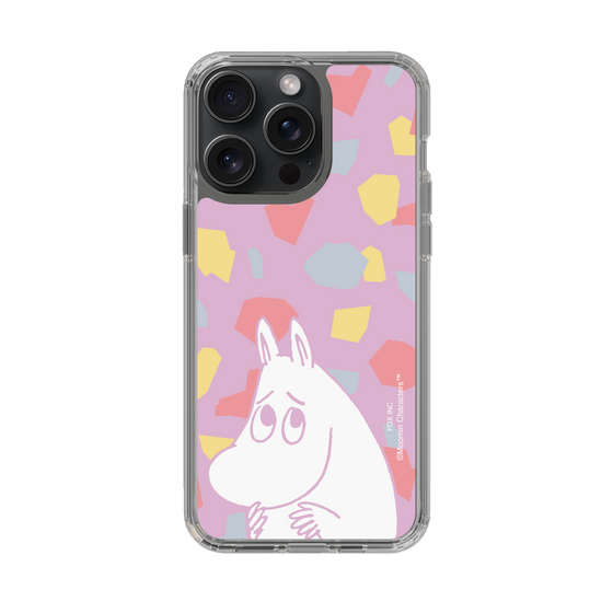 スリムプロテクションケース［ MOOMIN - Fearful face - color ］