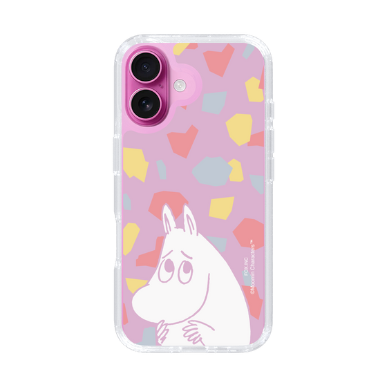 スリムプロテクションケース［ MOOMIN - Fearful face - color ］