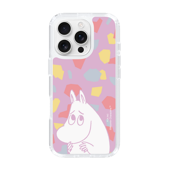 スリムプロテクションケース［ MOOMIN - Fearful face - color ］
