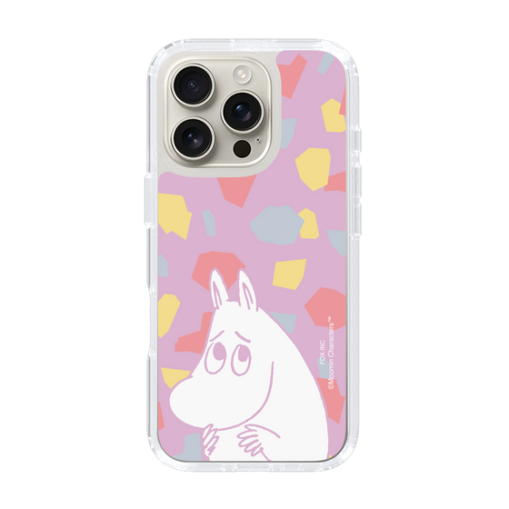 スリムプロテクションケース［ MOOMIN - Fearful face - color ］