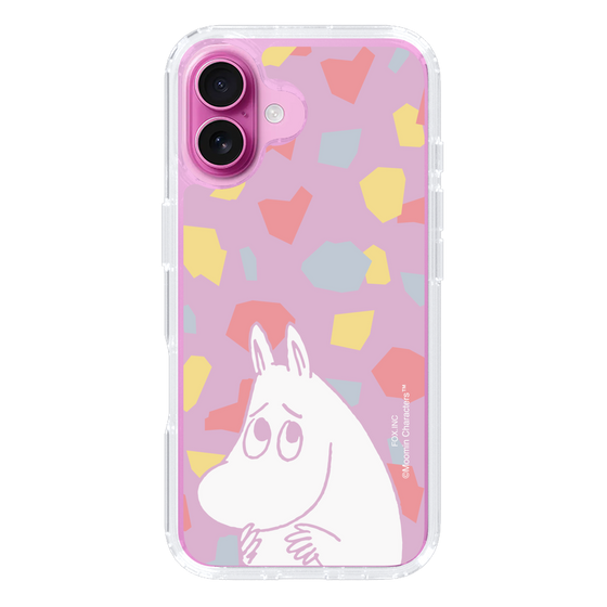 スリムプロテクションケース［ MOOMIN - Fearful face - color ］