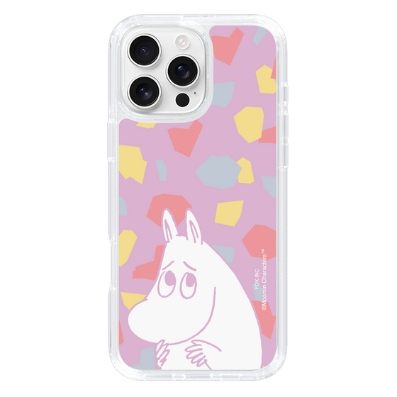 スリムプロテクションケース［ MOOMIN - Fearful face - color ］