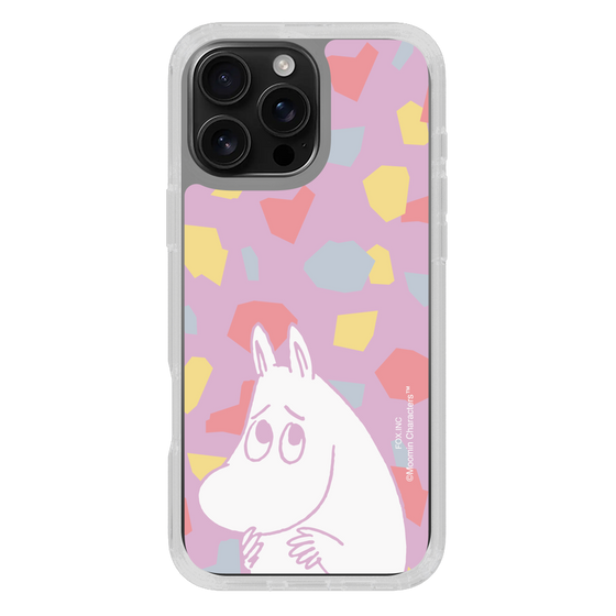 スリムプロテクションケース［ MOOMIN - Fearful face - color ］