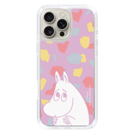 スリムプロテクションケース［ MOOMIN - Fearful face - color ］