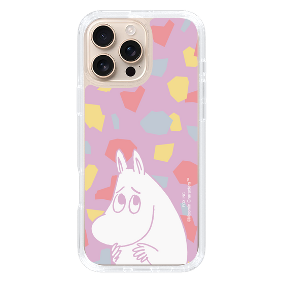 スリムプロテクションケース［ MOOMIN - Fearful face - color ］
