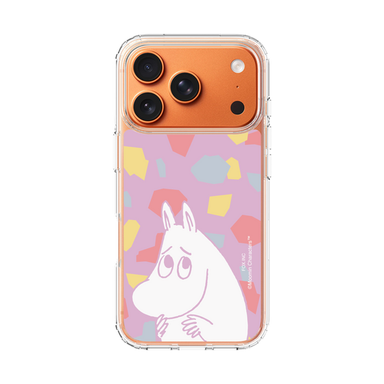 スリムプロテクションケース［ MOOMIN - Fearful face - color ］