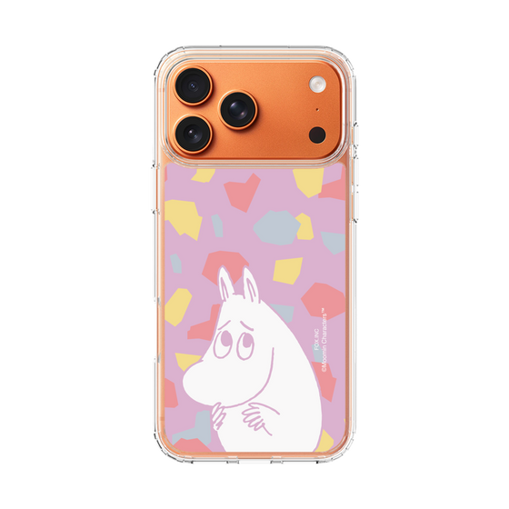スリムプロテクションケース［ MOOMIN - Fearful face - color ］