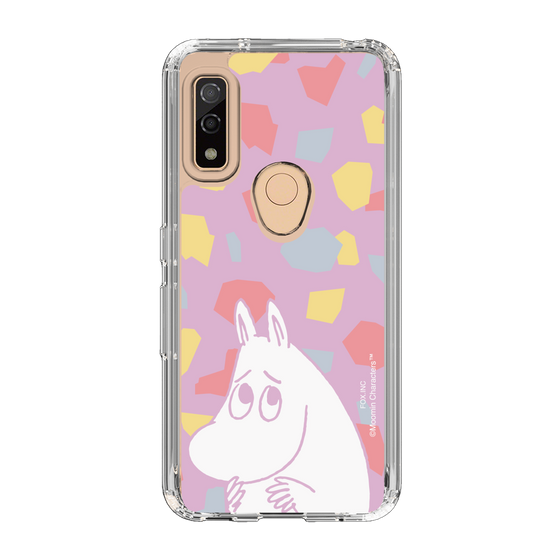 スリムプロテクションケース［ MOOMIN - Fearful face - color ］