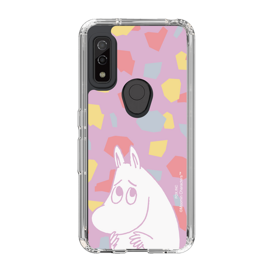 スリムプロテクションケース［ MOOMIN - Fearful face - color ］