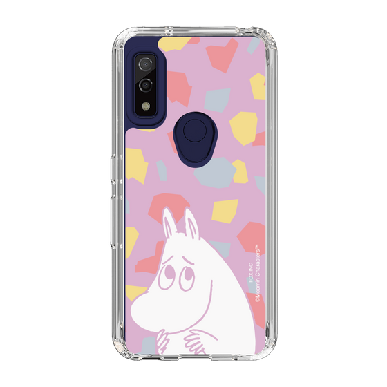 スリムプロテクションケース［ MOOMIN - Fearful face - color ］