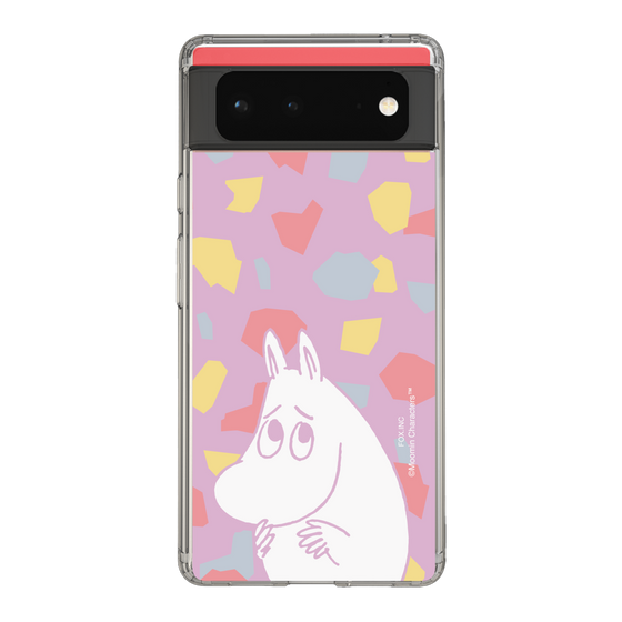 スリムプロテクションケース［ MOOMIN - Fearful face - color ］