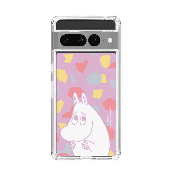 スリムプロテクションケース［ MOOMIN - Fearful face - color ］