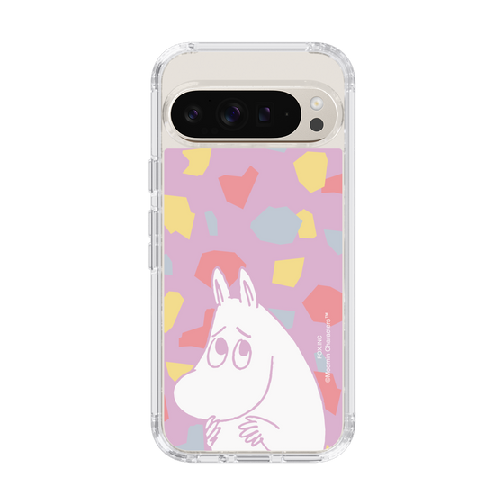 スリムプロテクションケース［ MOOMIN - Fearful face - color ］