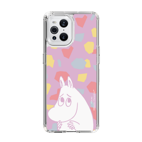 スリムプロテクションケース［ MOOMIN - Fearful face - color ］