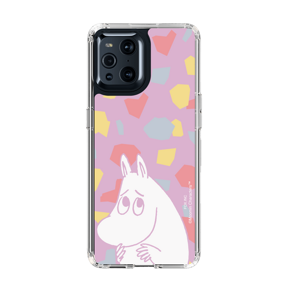 スリムプロテクションケース［ MOOMIN - Fearful face - color ］
