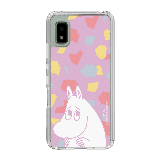 スリムプロテクションケース［ MOOMIN - Fearful face - color ］