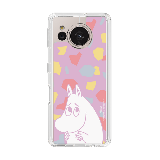 スリムプロテクションケース［ MOOMIN - Fearful face - color ］