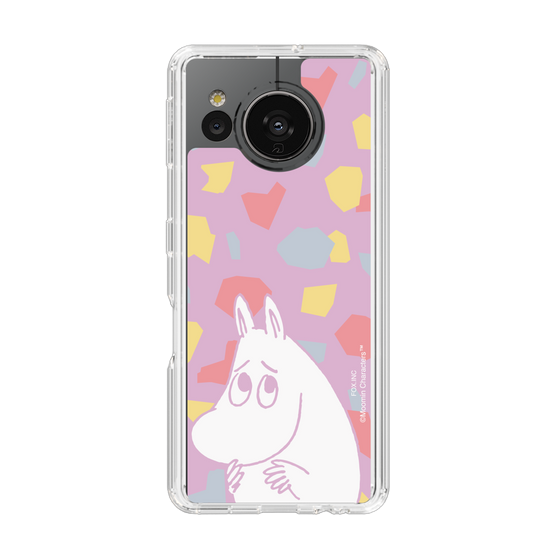 スリムプロテクションケース［ MOOMIN - Fearful face - color ］