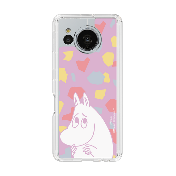 スリムプロテクションケース［ MOOMIN - Fearful face - color ］