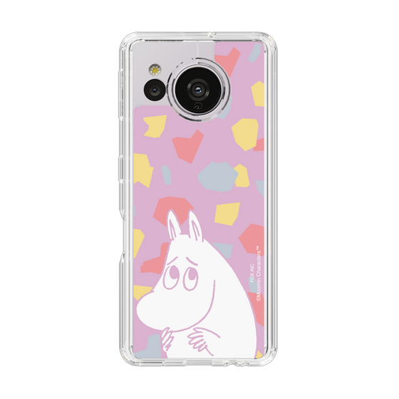 スリムプロテクションケース［ MOOMIN - Fearful face - color ］