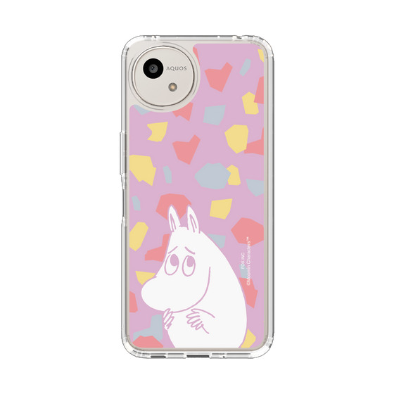 スリムプロテクションケース［ MOOMIN - Fearful face - color ］