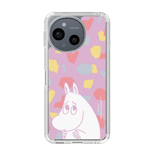 スリムプロテクションケース［ MOOMIN - Fearful face - color ］