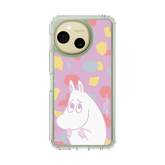 スリムプロテクションケース［ MOOMIN - Fearful face - color ］