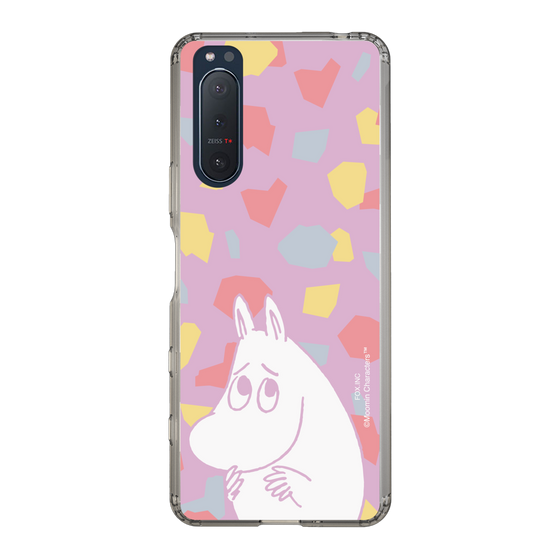 スリムプロテクションケース［ MOOMIN - Fearful face - color ］