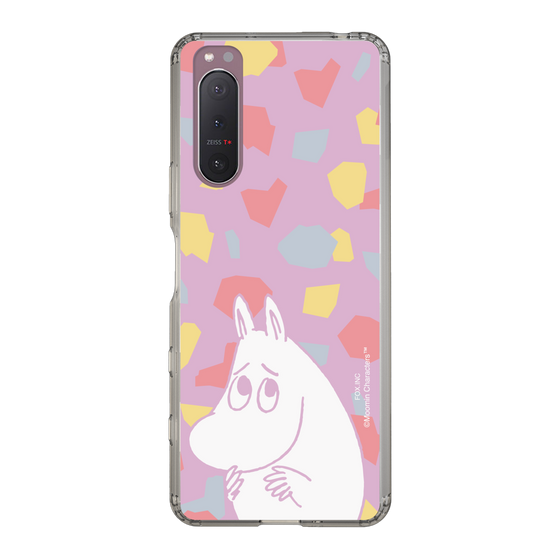 スリムプロテクションケース［ MOOMIN - Fearful face - color ］