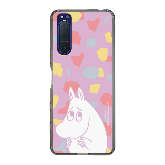 スリムプロテクションケース［ MOOMIN - Fearful face - color ］