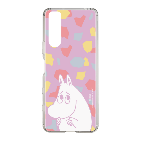 スリムプロテクションケース［ MOOMIN - Fearful face - color ］