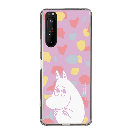 スリムプロテクションケース［ MOOMIN - Fearful face - color ］