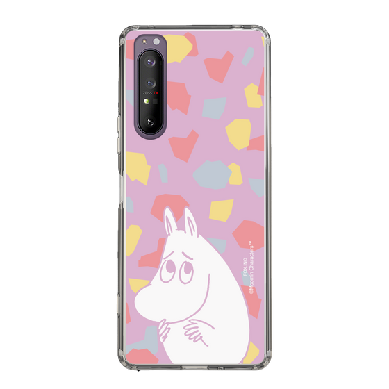 スリムプロテクションケース［ MOOMIN - Fearful face - color ］