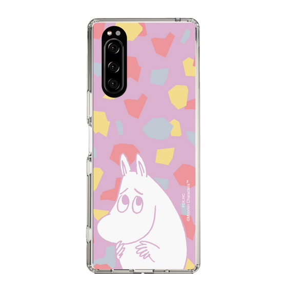 スリムプロテクションケース［ MOOMIN - Fearful face - color ］