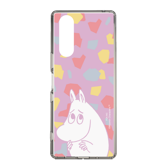 スリムプロテクションケース［ MOOMIN - Fearful face - color ］
