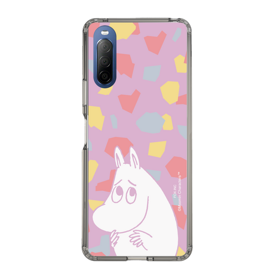 スリムプロテクションケース［ MOOMIN - Fearful face - color ］