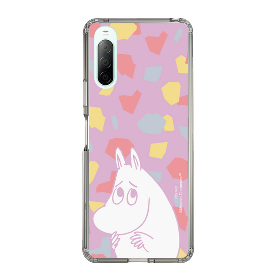 スリムプロテクションケース［ MOOMIN - Fearful face - color ］