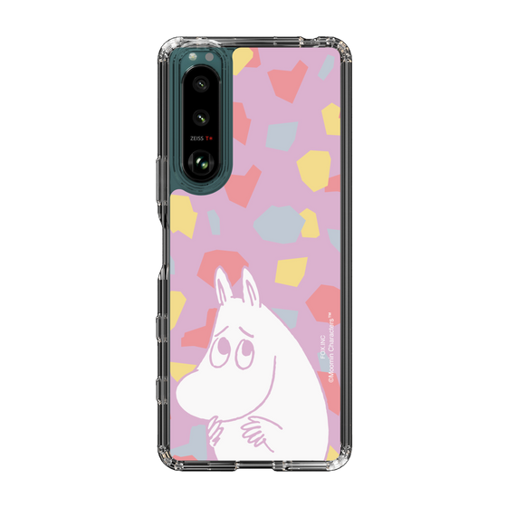 スリムプロテクションケース［ MOOMIN - Fearful face - color ］