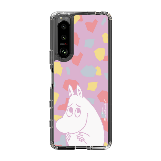 スリムプロテクションケース［ MOOMIN - Fearful face - color ］