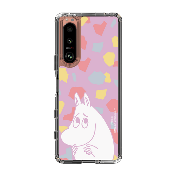 スリムプロテクションケース［ MOOMIN - Fearful face - color ］