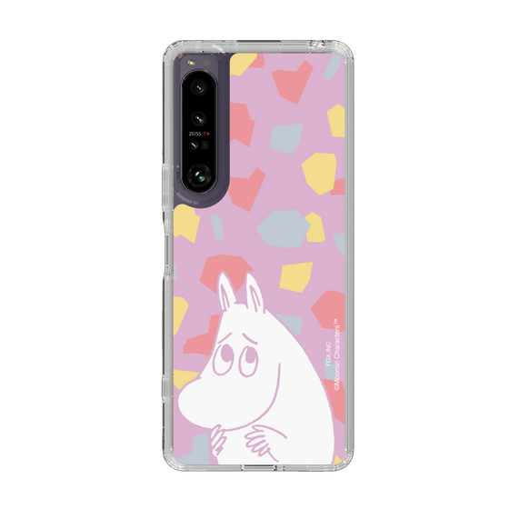 スリムプロテクションケース［ MOOMIN - Fearful face - color ］